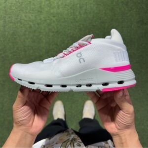 New On Cloud Cloudnova "Barbie" Women Pink Shoes White